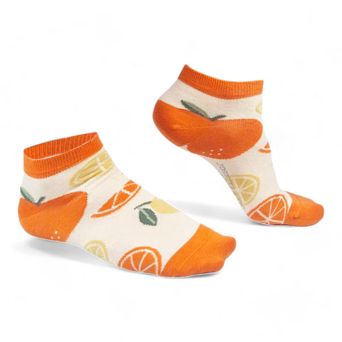 Chaussettes fantaisie UNE TRANCHE D’HIVER COURTES Coton bio 2