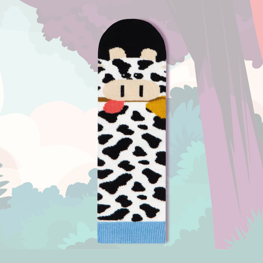 Chaussettes fantaisie VACHE Coton bio 1
