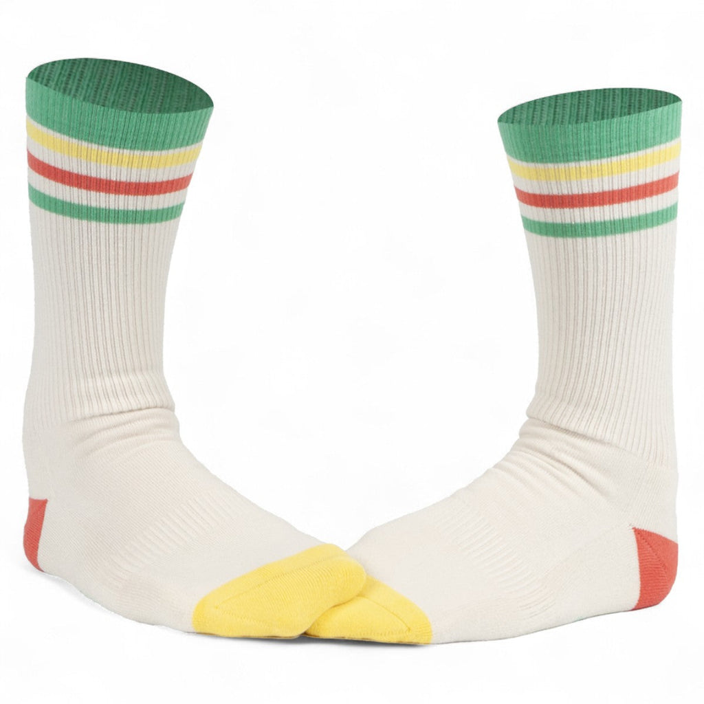 Chaussettes fantaisie VANILLE FRAISE MENTHE Coton bio 1
