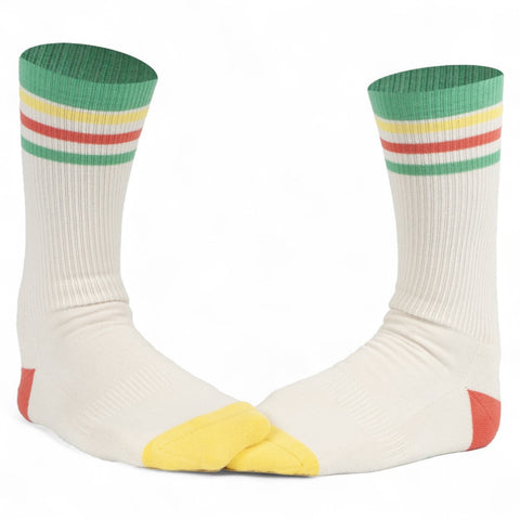 Chaussettes fantaisie VANILLE FRAISE MENTHE Coton bio 1