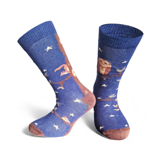Chaussettes fantaisie VIE NOCTURNE BAMBINS Coton bio 1