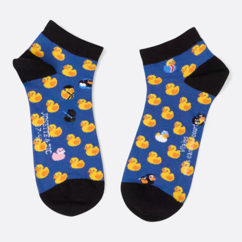 Chaussettes fantaisie VILAINS PETITS CANARDS COURTES Coton bio 1