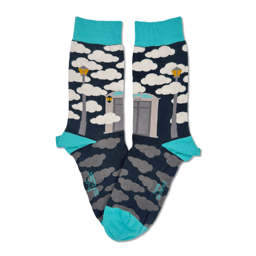 chaussettes fantaisie coton bio josette & tic fog me i'm sherlock packshot