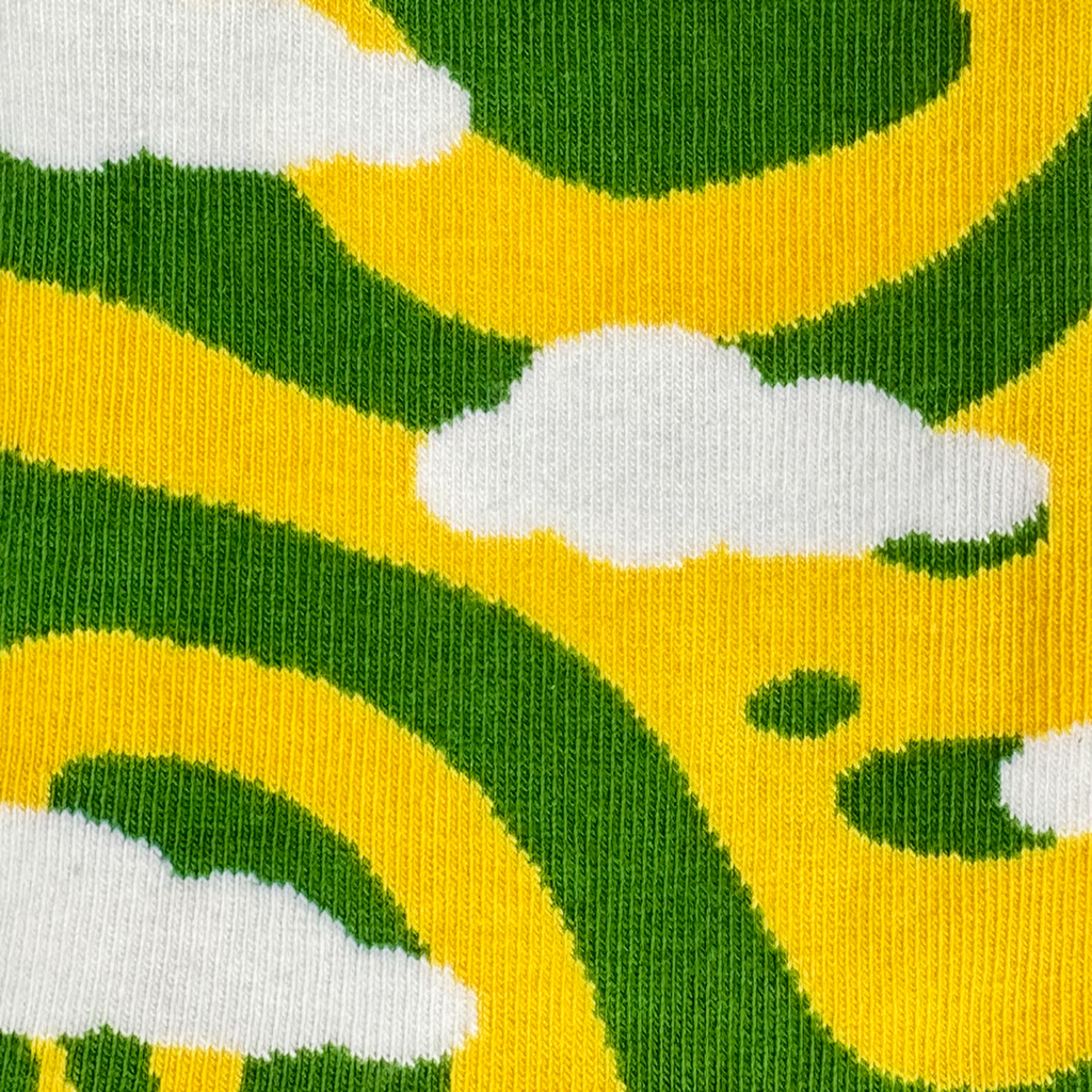 chaussettes fantaisie coton bio josette & tic t'as le look coco détail maille