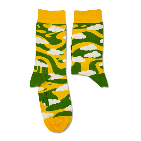 chaussettes fantaisie coton bio josette & tic t'as le look coco ghost packshot