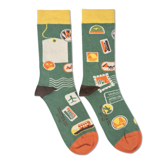 en transit chaussettes fantaisie coton bio josette & tic packshot 1