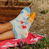 homardinaire court portées 1 chaussettes fantaisie coton bio josette & tic