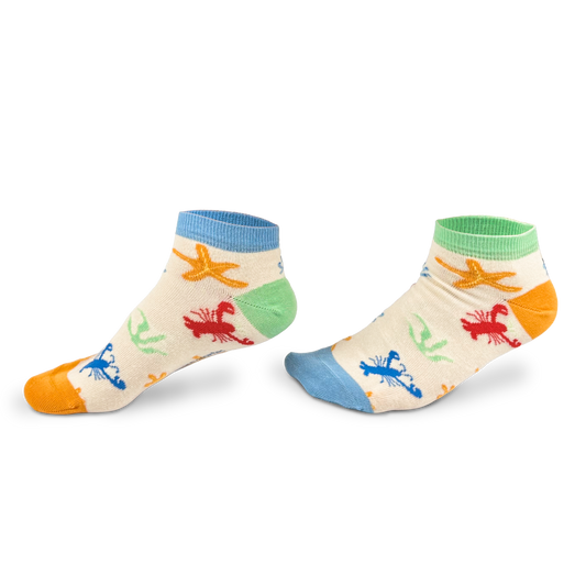 homardinaire courtes ghost chaussettes fantaisie coton bio josette & tic