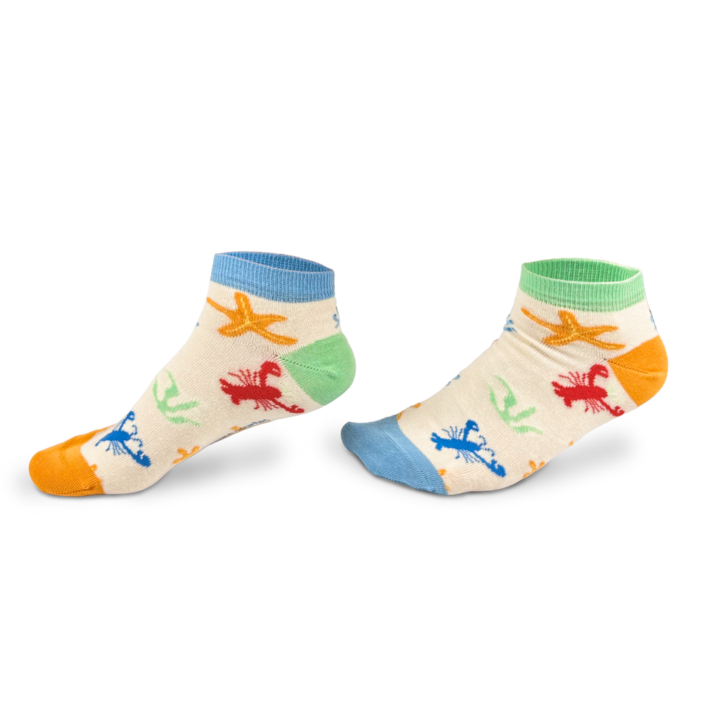 homardinaire courtes ghost chaussettes fantaisie coton bio josette & tic