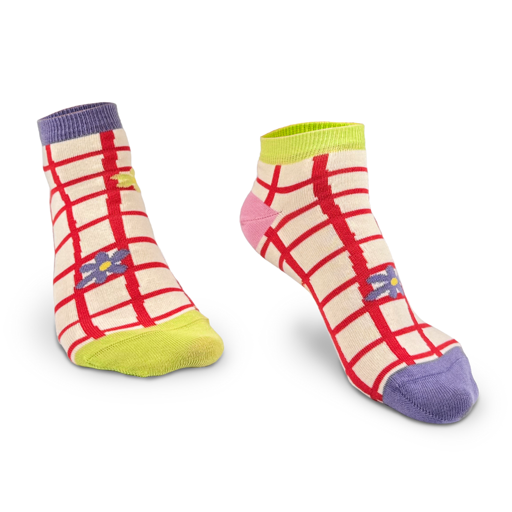 pic nic champêtre ghost chaussettes fantaisie coton bio josette & tic